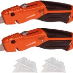 beyond by BLACK+DECKER Utility Knife, Retractable, Quick Change Blade, 2-Pack (BDHT1039495APB)