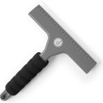 squeegee-for-shower-door-car-windshield-and-glass-window-2-extra-silicone-replacement-blades-foam-handle-black
