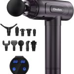 Massage gun deep tissue massage muscle treatment gun is suitable for athletes. 30 speed 10 kinds of massage head holds the body deep muscle massager, which is suitable for muscles, neck, back and shoulder