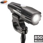 Cygolite Metro 850 Lumen USB Rechargeable Bicycle Headlight, Black