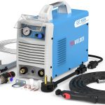 Plasma Cutter Dual Voltage 110/220V,45 Amp Non-Pilot Arc Digital Display IGBT Portable plasma cutter machine with accessories