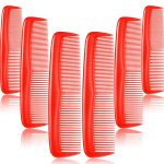 12 Pieces Hair Combs Set Pocket Fine Plastic Hair Combs for Women and Men, Fine Dressing Comb (Black)