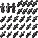 Drip Irrigation Plugs Drip Irrigation 1/4 Inch Tube Closure Goof Hole Plugs Irrigation Stopper for Home Garden Lawn Supplies, Black (150 Pie