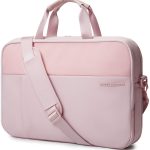 17.3 Inch Laptop Bag,LIGHT FLIGHT Expandable Briefcase for Men Women,Slim Laptop Case for Computer,Travel Business Bag,Black