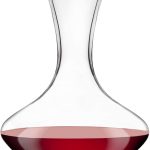 Godinger wine decanter glass bottle, hand blown wine decanter aerator - wine gift