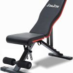 LINODI Weight Bench, Adjustable Strength Training Benches for Full Body Workout, Multi-Purpose Foldable Incline Decline Home Gym Bench