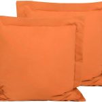 FLXXIE 2 Pack Microfiber Pillow Shams, Ultra Soft and Premium Quality, 20" x 26" (Dark Grey, Standard)