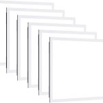 Sunco Lighting 6 Pack LED Ceiling Panel, 2x2 FT, 40W, Dimmable 0-10V, 4400 LM, 5000K Daylight, Flat Backlit Fixture, Direct Wire, Flush or D