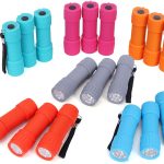 18-Pack, 9-LED Mini Flashlight Set, 54-Pieces AAA Batteries are Included and Pre-Installed, Perfect For Class Teaching, Camping, Wed
