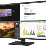 LG 43UN700-B 43 Inch Class UHD (3840 X 2160) IPS Display with USB Type-C and HDR10 with 4 HDMI inputs, Black