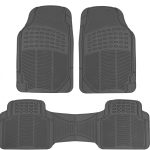 Original ProLiner 3 Piece Heavy Duty Front & Rear Rubber Floor Mats for Car SUV Van & Truck, Black 鈥?All Weather Floor Protection with U