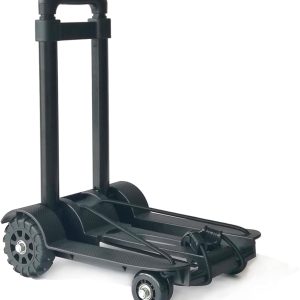 Luggage Cart with Wheels Folding Hand Truck with Bungee Cord, Compact and Lightweight Utility Aluminum Alloy Cart for Luggage/Personal/