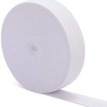Airisoer Elastic Bands for Sewing White Knit Elastic Spool High Elasticity Wide 1 Inch x 12 Yard