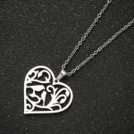 European and American Street Net Red Butterfly Dice Splicing Long Necklace Fashion Cool Hip Hop Style Men and Women Unisex Accessories