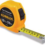 Komelon 4912IM The Professional 12-Foot Inch/Metric Scale Power Tape, Yellow
