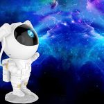 AUGPET Astronaut Starry Sky Projector Night Light with Remote Control USB Powered LED Laser Nebula Star Lighting Table Desk Lamp Christmas C