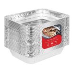 Foil Pans with Lids - 9x13 Aluminum Pans with Covers - 25 Foil Pans and 25 Foil Lids - Disposable Food Containers Great for Baking, Cooking,